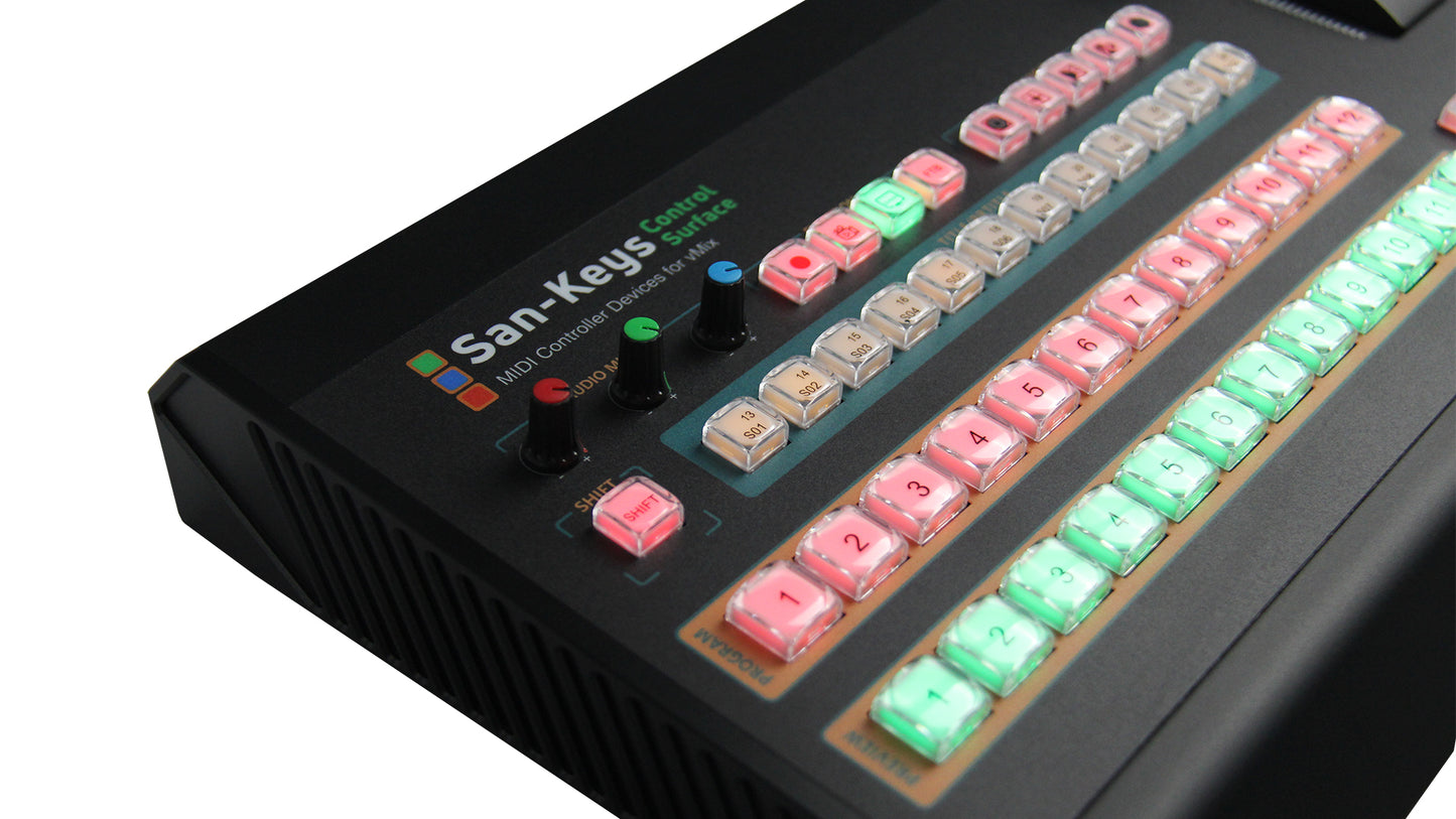 Video MIDI Control Surface for vMix